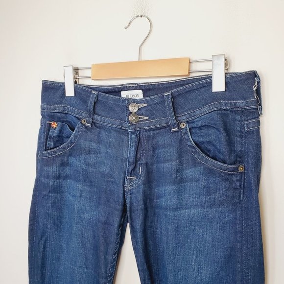 Hudson Jeans Classic Bootcut Flap Pocket Low Rise Blue 27 - Picture 6 of 12